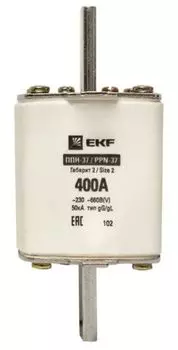 Предохранитель EKF fus-37/400 ППН-37 400/400А габарит 2