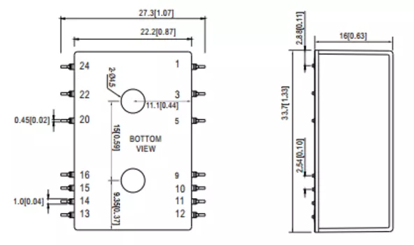 Преобразователь AC-DC сетевой Mean Well IRM-03-9 3Вт, вход 85…305В AC 47...440 Гц, 120...370B DC, выход 9В/333мА, изоляция 3000В AC, в корпусе на плат