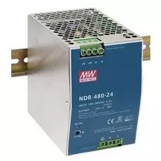 Преобразователь AC-DC сетевой Mean Well NDR-480-24 источник питания 24В, монтаж на DIN-рейку