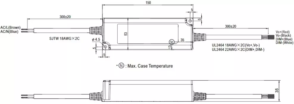 Преобразователь AC-DC сетевой Mean Well PWM-60-24 P вых: 60 Вт; Выход: 24 В ШИМ; U1: 24 В; I1: до 2.5 А; Стабилизация: напряжение; Вход: 110/220В авто