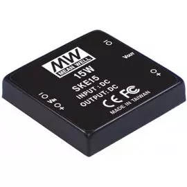 Преобразователь DC-DC модульный Mean Well SKE15B-24 конвертор: PCB 2"x2"; 15 Вт; Выход 24В / 0.625А; Вход: 18...36 [24] В; -25...60 °C