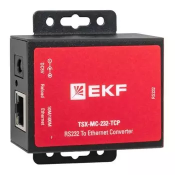 Преобразователь EKF TSX-MC-232-TCP RS-232 в Ethernet MC-232-TCP TSX