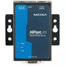 Преобразователь MOXA NPort 5110 1 Port RS-232 device server, Power Adapter, DB9, rev RU