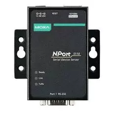 Преобразователь MOXA NPort 5110-T 1 Port RS-232 device server,DB9,t:-40/+70 w/o adapter