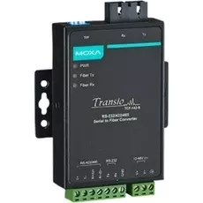 Преобразователь MOXA TCF-142-M-SC RS-232/422/485 в многомодовое оптоволокно, разъем SC, 12-48 DC, металл