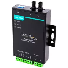 Преобразователь MOXA TCF-142-M-ST RS-232/422/485 в многомодовое оптоволокно, разъем ST, 12-48 DC, металл