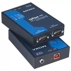 Преобразователь MOXA UPort 1250I 2-портовый USB в RS-232/422/485 с гальванической изоляцией 2 КВ