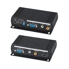 Преобразователь SC&T VH01 VGA-сигнала и аудиосигнала в HDMI-сигнал, преобразует VGA и стерео/цифровой (S/PDIF) аудиосигналы в формат HDMI, поддерживае