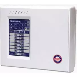 Прибор приёмно-контрольный Сибирский Арсенал Гранит-12А GSM 12 зон, автодозвон, GSM-сигнализация (2 SIM-карты+ГТС), речевые сообщения, РИП, программир