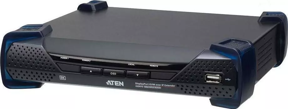 Приемник Aten KX9970R-AX-G 5K DisplayPort Single Display KVM over IP, 2xSFP+10GLan