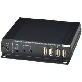 Приемник SC&T HKM02BR KVM: HDMI, USB, аудио, RS232 и ИК сигналов по Ethernet до 150м (CAT5e/CAT6). Позволяет принимать HDMI(1080p и 1920x1200 (WUXGA),