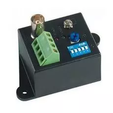 Приемник SC&T TTA111VR без БП видео сигнала по витой паре на 2400 м. (в паре с TTA111VT), 1 видео выход BNC, 1 вход с витой пары под клеммы, 5 диапазо