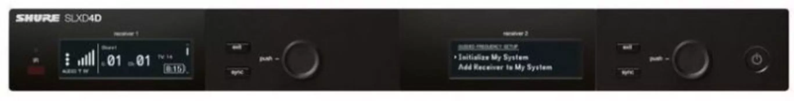 Приемник Shure SLXD4DE=-L56 цифровой двухканальный, частота 650-694 МГц