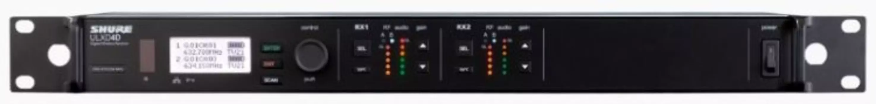 Приемник Shure ULXD4DE=-G51 двухканальный цифровой 470-534 МГц