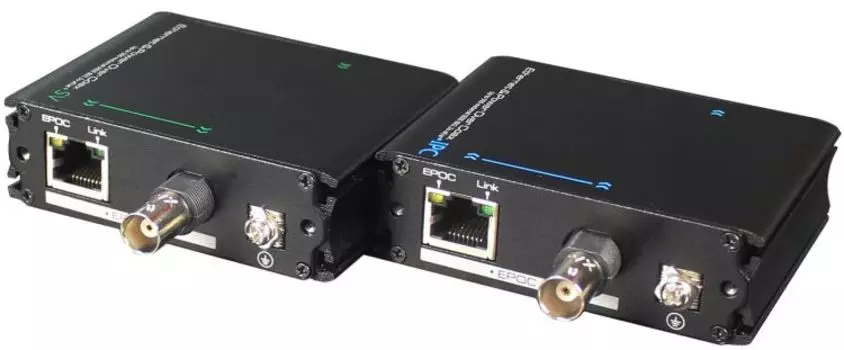 Приемо-передатчик RVi RVi-1NE-P50 Ethernet сигнала с PoE. Стандарты PoE: IEEE802.3af, IEEE802.3at; Чип PoE: Silicon Labs