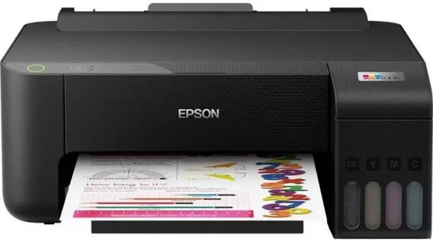 Принтер Epson EcoTank L1210 C11CJ70401 A4, 5760x1440dpi, ч/б 33стр/мин, цвет 15стр/мин, USB, чёрный