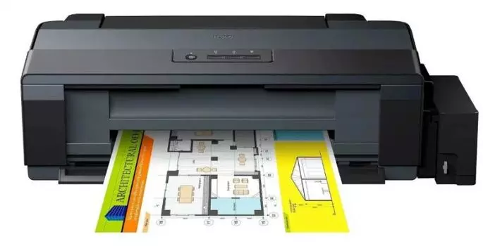 Принтер струйный цветной Epson L1300 (УЦЕНЕННЫЙ) A3+, СНПЧ, 5760x1440; 30 стр/мин; печать на CD/DVD; USB 2.0 C11CD81505/C11CD81504/C11CD81403