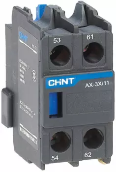 Приставка доп. контакты CHINT 938256 AX-3X/11 к контактору NXC-06~630