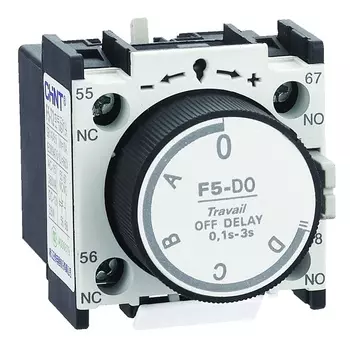 Приставка выдержка времени CHINT 258018 F5-D0 к контактору NC1 NC2 и NXC