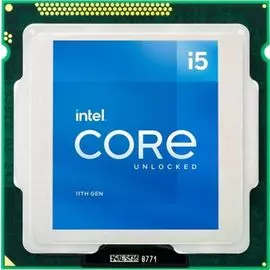 Процессор Intel Core i5-11600KF CM8070804491415 Rocket Lake 6C/12T 3.9-4.9GHz (LGA1200, L3 12MB, 14nm, 125W)