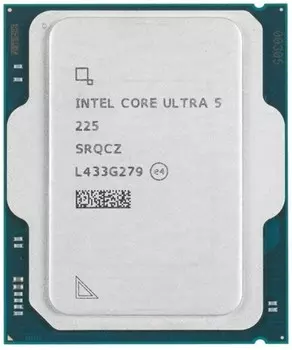 Процессор Intel Core Ultra 5 225 AT8076806415 Arrow Lake 10C/10T 2.7-4.9GHz (LGA1851, L2 22MB, GPU Intel graphics, 3nm, TDP 65W) OEM