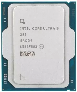 Процессор Intel Core Ultra 9 285 AT8076806418 Arrow Lake 24C/24T 1.9-5.6GHz (LGA1851, L2 40MB, GPU Intel graphics, 3nm, TDP 65W) OEM