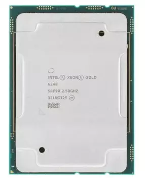 Процессор Intel Xeon Gold 6248 CD8069504194301 Cascade Lake 20-core, 2.5-3.9GHz (LGA3647, L3 27.5MB, 10.4 GT/s, 150W, 14nm) Tray