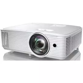 Проектор Optoma W309ST E9PD7DR01EZ1 Full 3D, DLP, WXGA, 3800 ANSI Lm, 25 000:1, Короткофокусный TR 0.52:1, 10W, 26dB, белый