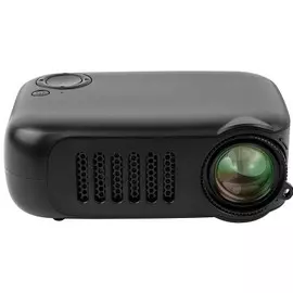 Проектор Rombica Ray Mini Black MPR-M200 LCD, 320×240, 16:9, 4:3, 800lm, 1000:1, 30000 ч, HDMI, USB, microSD, AUX