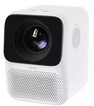 Проектор Wanbo T2 Max New 6970885350382 портативный, обновлённая версия, Android 9.0, 1+16G, 1080P, 4К декодирование, EU, белый