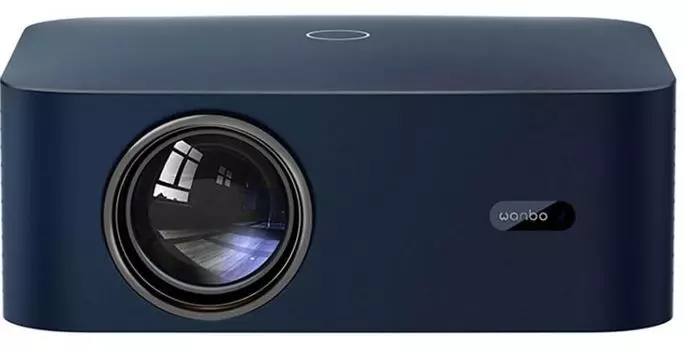 Проектор Wanbo X2 Max 6970885350429 портативный, Android 9.0, 1080P, 1+8G, EU, синий