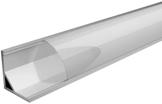 Профиль алюминиевый WOLTA WAP-S-16/16/2000-A угловой накладной серый 16x16x2000мм