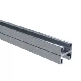 Профиль двойной С-образый DKC BPD2104HDZ 41х21, длина 400 мм, толщ. 2,5 мм, горячеоцинкованный, "B5 Combitech" (уп/4 шт)