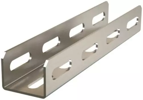 Профиль Hyperline TMS-LPS-40-30-1000-2,0-SZ перфорированный П-образный облегченный 40х30х1000-2,0 мм
