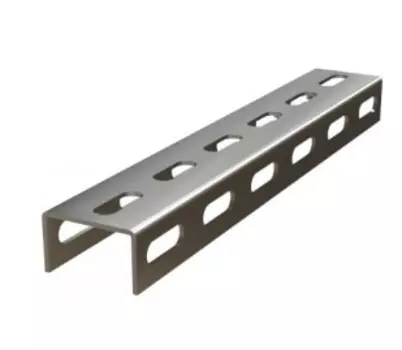 Профиль Hyperline TMS-NPS-1-50-30-2000-2,5-SZ перфорированный П-образный средний 50х30х2000-2,5 мм