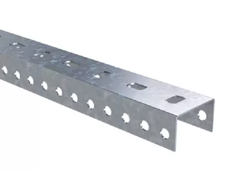 Профиль П-образный DKC BPM2914HDZ PSM, длина 1400 мм, толщ. 2,5 мм, горячеоцинкованный, "B5 Combitech" (уп/6 шт)