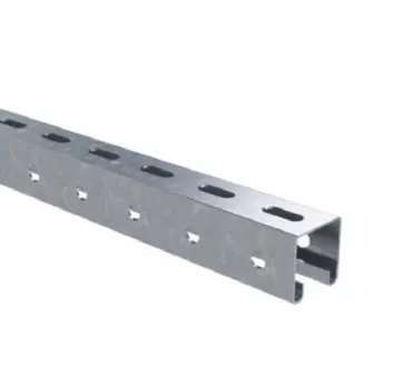 Профиль С-образный DKC BPM4160HDZ 41х41 мм, длина 6000 мм, толщ. 2,5 мм, горячеоцинкованный, "B5 Combitech" (уп/6 м)