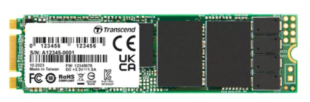 Промышленный накопитель SSD M.2 2280 Transcend TS128GMTS970P MTS970P 128GB SATA 6Gb/s 3D TLC BiCS5 5