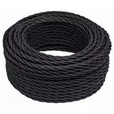 Провод Bironi B1-434-73 витой, 3x1,5 цвет чёрный