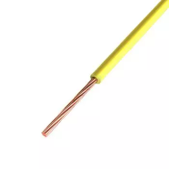 Провод Rexant 01-6512 ПГВА 1х0.50 мм, желтый, бухта 100 м