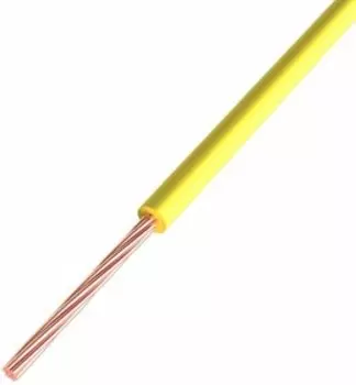 Провод Rexant 01-6522-1 ПГВА 1х1.00 мм, Cu, желтый, бухта 200 м