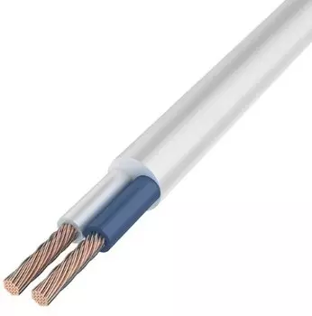 Провод Rexant 01-8032-5 ПВС 2x1,0 мм, белый, длина 5 метров, ГОСТ