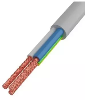 Провод Rexant 01-8044-5 ПВС 3x1,0 мм, белый, длина 5 метров, ГОСТ