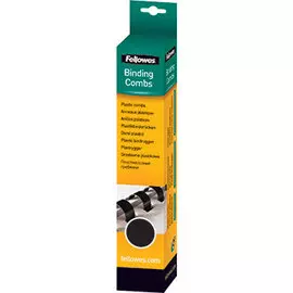 Пружина Fellowes FS-53303 пластиковая, 6 мм. черный, 25 шт