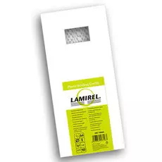 Пружина Fellowes LA-78666 пластиковая Lamirel, 6 мм, белый, 100шт