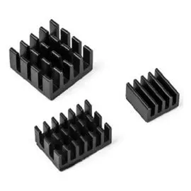 Радиатор ACD RA537 набор (15x10x5мм, 14x14x6мм и 8.8x8.8x5мм) for Raspberry Pi 4B 3шт Black Aluminum