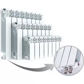 Радиатор отопления биметаллический Rifar Base Ventil 350 х9