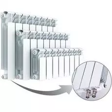 Радиатор отопления биметаллический Rifar Base Ventil 500 х7