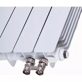 Радиатор отопления биметаллический Rifar Monolit Ventil 350 х7 RM35007НП50 нижнее подключение, правое, 50мм