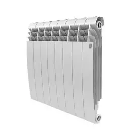 Радиатор отопления биметаллический Royal Thermo BiLiner 500 x8 секций Bianco Traffico RTBBT50008